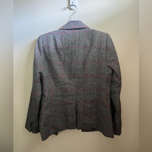 J CREW | Black and Pink Wool Blazer - Picture 3 of 3